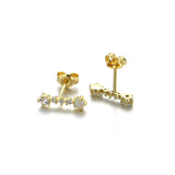 Korean Simple Zircon Earrings – Practical Gifts — 3