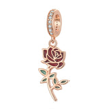 Fashion Golden Red Rose Bead – Stylish Gifts — 3