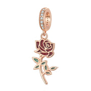 Fashion Golden Red Rose Bead – Stylish Gifts — 3