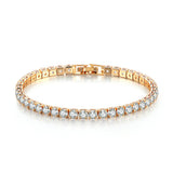 Round Full Diamond Tennis Chain Hip Hop Ear – Stylish Gifts — 3