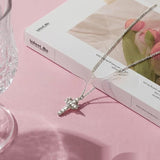Cross Crown Zircon Clavicle Chain Necklace – Jewelry Gift Ideas — 2