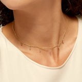 Women's Sterling Silver Zircon Necklace – Jewelry Gift Ideas — 3