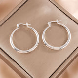 Fashion Simple 18K Gold Earrings Exquisite Glossy – Stylish Gifts — 1