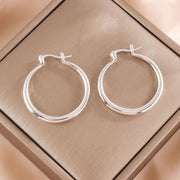 Fashion Simple 18K Gold Earrings Exquisite Glossy – Stylish Gifts — 1