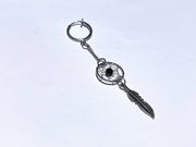 Dream Catcher Feather Net Stud Earrings For Men – Gifts for Him — 8
