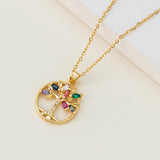 Creative Colorful Tree Of Life Pendant Necklace – Jewelry Gift Ideas — 4
