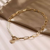 Ins Fairy Temperamental Pearl Love Necklace – Jewelry Gift Ideas — 3
