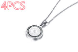 Stainless Steel Rhinestone Prayer English – Jewelry Gift Ideas — 12