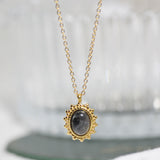 French Vintage Necklace Natural Stone Pendant – Jewelry Gift Ideas — 3