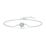S925 Silver Sparkling Moissanite Bracelet – Jewelry Gift Ideas — 4