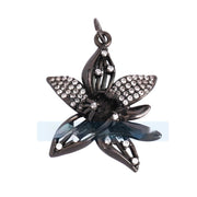 Pure Copper Micro-inlaid Color Flower Zircon Hollow – Small Gift Ideas — 16