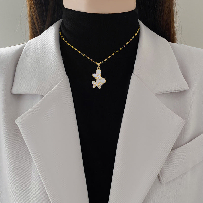 Gorgeous Quality Full Diamond Necklace Women's – Jewelry Gift Ideas — 1