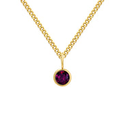 Stainless Steel Necklace With Diamond Birthstone – Jewelry Gift Ideas — 8