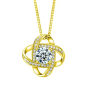 S925 Sterling Silver Clover Necklace Women's – Jewelry Gift Ideas — 1