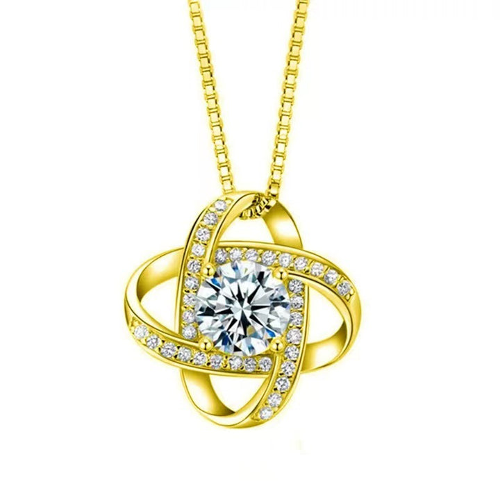 S925 Sterling Silver Clover Necklace Women's – Jewelry Gift Ideas — 1