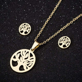 Hand Kneading Heart Stud Necklace Set – Jewelry Gift Ideas — 5