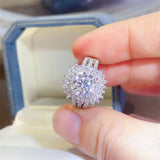 2 Karat D Color Moissanite Ring – Gift Ideas — 11