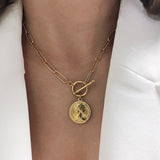 Electroplated 18K Gold Coin Titanium Steel – Jewelry Gift Ideas — 2