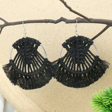 Tassel Earrings Handmade Weaving Ethnic Style – Stylish Gifts — 12