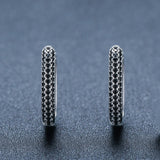 French-style Black Zircon Earrings – Stylish Gifts — 5