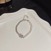 Versatile Zircon Flower Pearl Bracelet – Jewelry Gift Ideas — 2