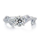 S925 Silver Classic 1 Karat Ring – Special Occasion Gifts — 4