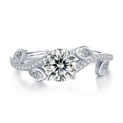 S925 Silver Classic 1 Karat Ring – Special Occasion Gifts — 4