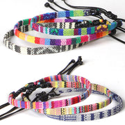 Boho Rainbow Anklet Hand Woven Love – Gifts for Couples — 1