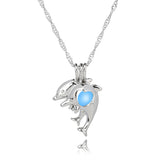 Luminous Cage Necklace Will Glow Hollow Dolphin – Jewelry Gift Ideas — 1