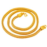 18K Gold Plated Faucet Fox Tail Necklace Men's – Jewelry Gift Ideas — 2