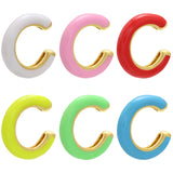 Colorful Oil Dripping Ear Framework Jewelry – Stylish Gifts — 1