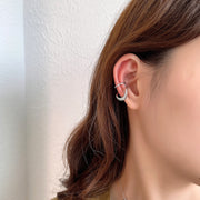 S925 Sterling Silver Irregular Face Ear Clip – Surprise Gifts — 4