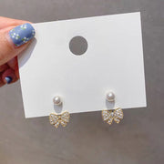 Silver Needle Simple And Small Stud Earrings Love – Gifts for Couples — 1