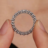 Paired Diamond Shining Mosonite Ring – Surprise Gifts — 5