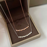 Silver Shangmei Honeycomb Necklace Women's – Jewelry Gift Ideas — 4