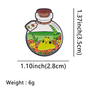 Frog Brooch Cartoon Golden M Badge Clothing – Stylish Gifts — 3