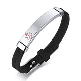 Fashion Engravable Silicone Stainless Steel Bracelet – Stylish Gifts — 2
