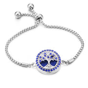Color Rhinester Tree Of Life Bracelet Stainless – Jewelry Gift Ideas — 1