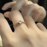 Glass Colorful Gem Ring Female Summer Fashion Net Red – Stylish Gifts — 2
