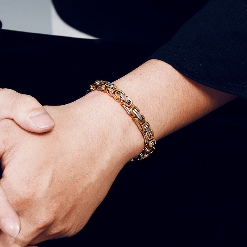 Men's And Women's Titanium Steel Square Buckle – Jewelry Gift Ideas — 1
