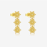 Vintage SUNFLOWER Necklace Earrings For Women – Jewelry Gift Ideas — 5