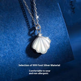 S999 Sterling Silver Shell Necklace For Women Ins – Jewelry Gift Ideas — 5