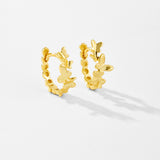 Women's S925 Sterling Silver Butterfly Simple Earrings – Gifts for Her — 4
