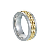 Gear Turning Decompression Stainless Steel Ring Does – Surprise Gifts — 10