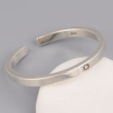 Silver Vintage Distressed Sun Moon Couple – Jewelry Gift Ideas — 2
