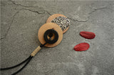 Wooden Simple Double Layer Ancient Silver Tassel – Jewelry Gift Ideas — 3