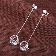 Crystal Long Fashion Hollow Zircon Stud Earrings – Stylish Gifts — 3