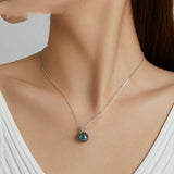 Sparkling Pearl Silver Earrings Necklace Set – Jewelry Gift Ideas — 4