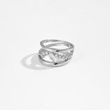 Irregular Design Double-layer Ring – Holiday Gift Ideas — 5