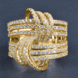 Fashion Women's Zircon Ring Light Luxury Cross – Stylish Gifts — 6